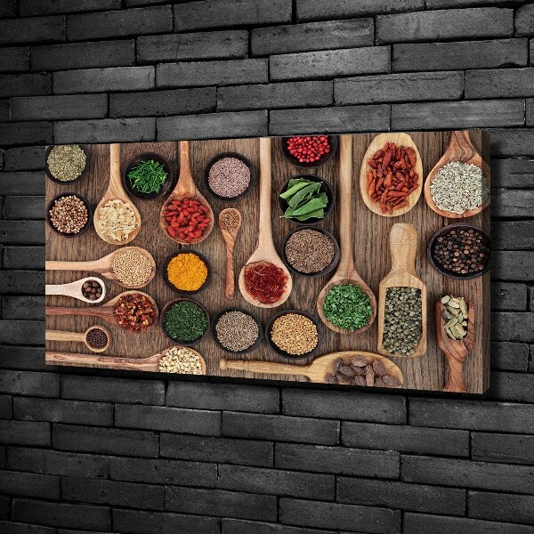 Canvas wall art Spices and herbs