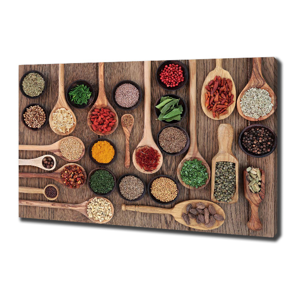 Canvas wall art Spices and herbs