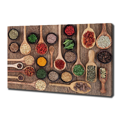 Canvas wall art Spices and herbs