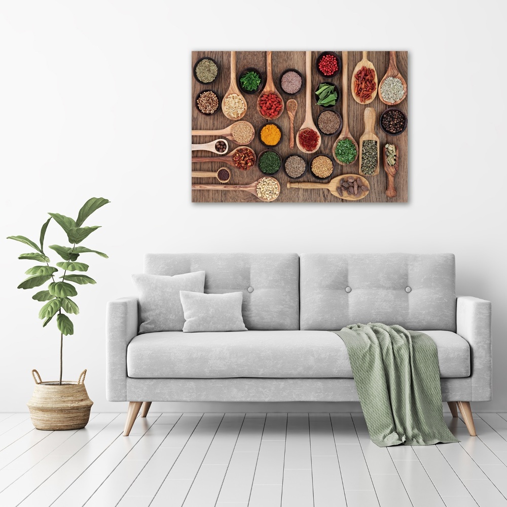 Canvas wall art Spices and herbs