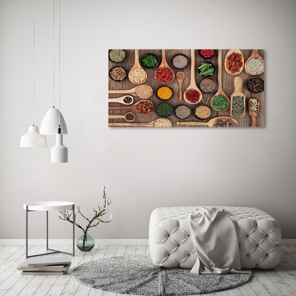 Canvas wall art Spices and herbs