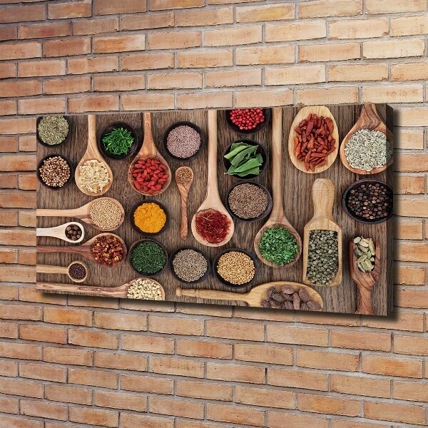 Canvas wall art Spices and herbs