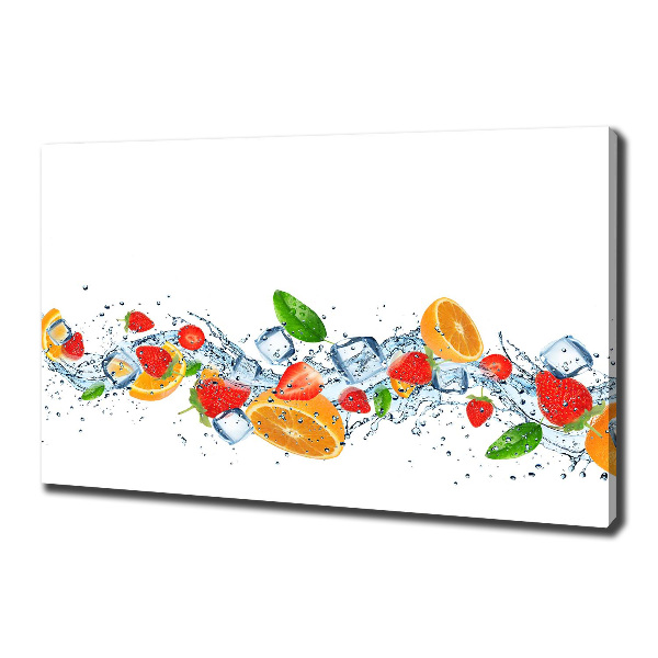 Canvas wall art Ice fruit