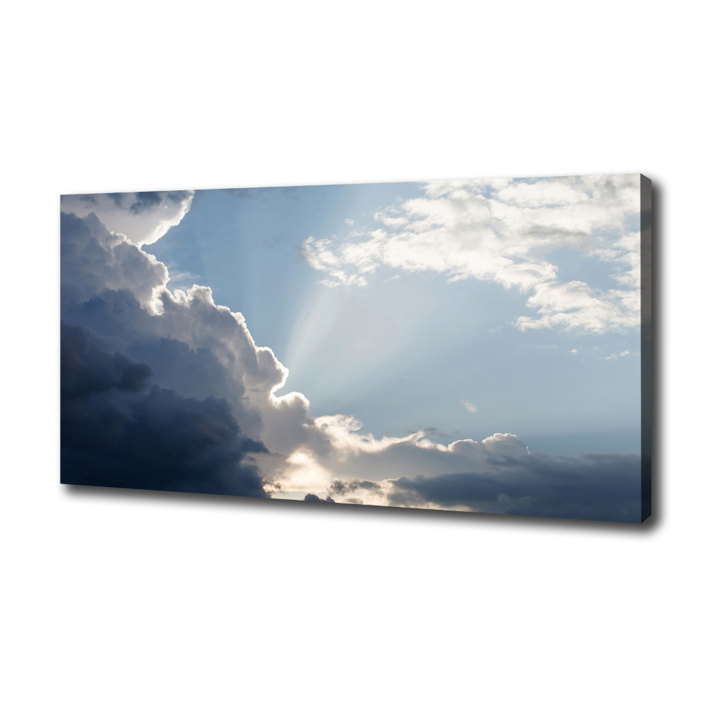 Canvas wall art Clouds in the sky