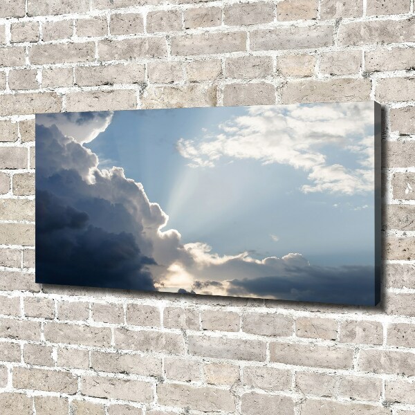 Canvas wall art Clouds in the sky