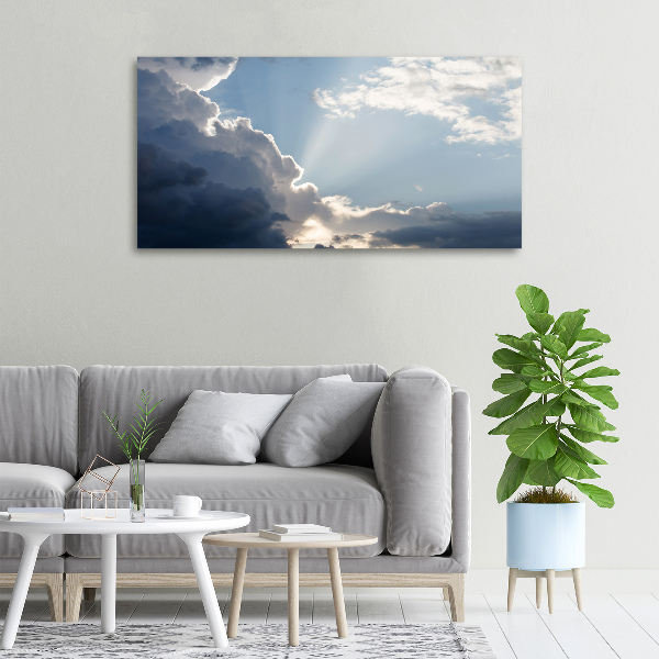 Canvas wall art Clouds in the sky