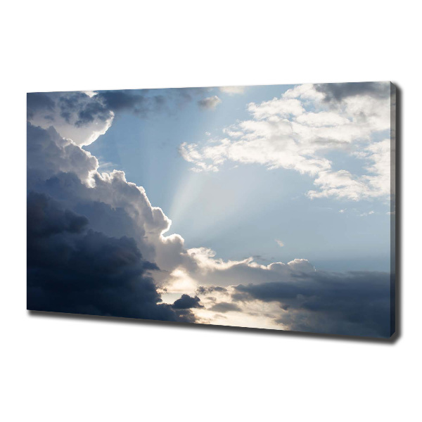 Canvas wall art Clouds in the sky