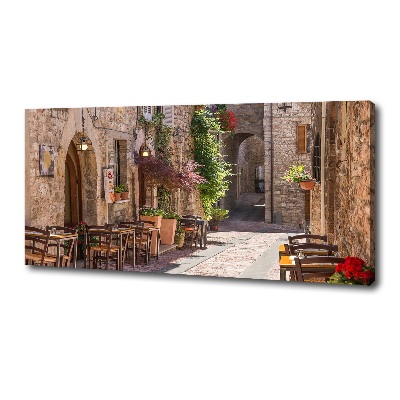 Canvas wall art Italian street