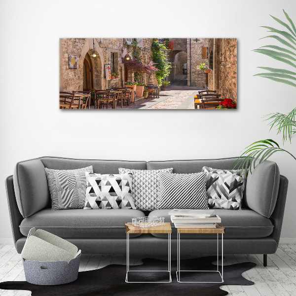 Canvas wall art Italian street