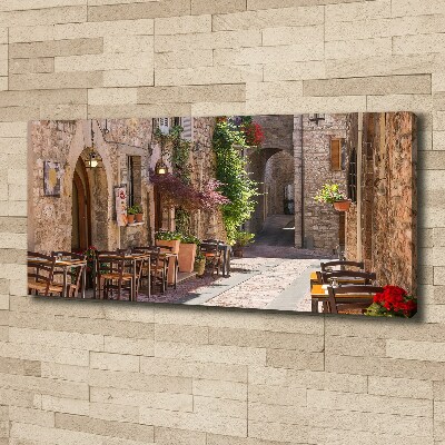 Canvas wall art Italian street