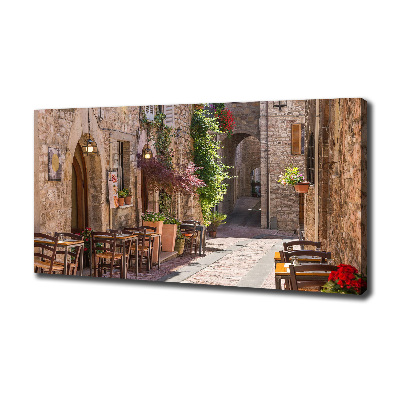 Canvas wall art Italian street