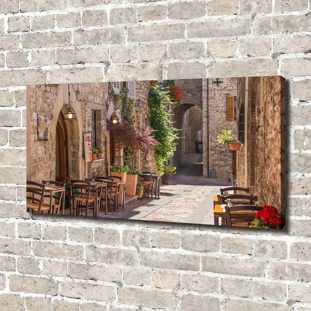 Canvas wall art Italian street