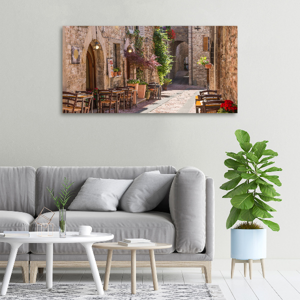 Canvas wall art Italian street