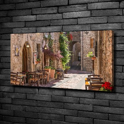 Canvas wall art Italian street