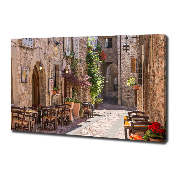 Canvas wall art Italian street