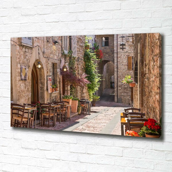 Canvas wall art Italian street