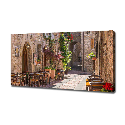 Canvas wall art Italian street