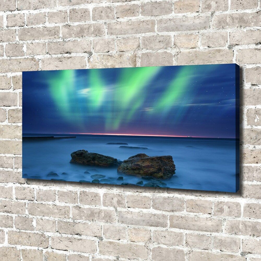 Canvas wall art Northern lights