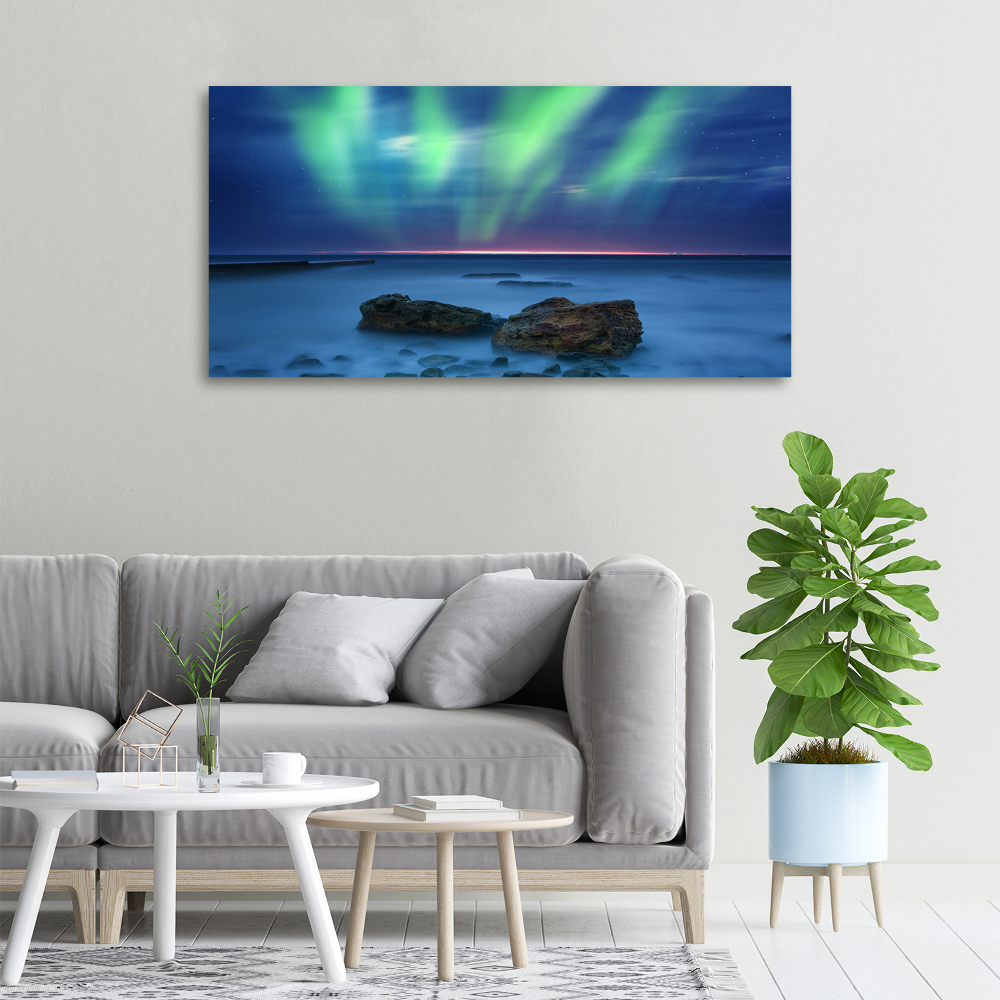 Canvas wall art Northern lights