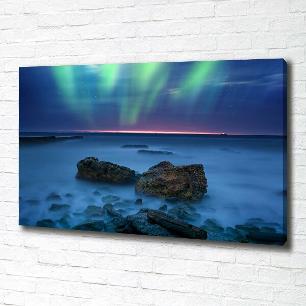 Canvas wall art Northern lights