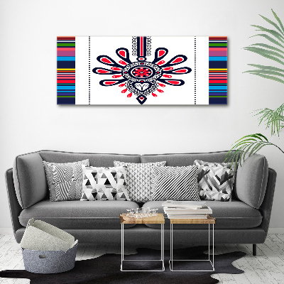 Canvas wall art Polish folk pattern