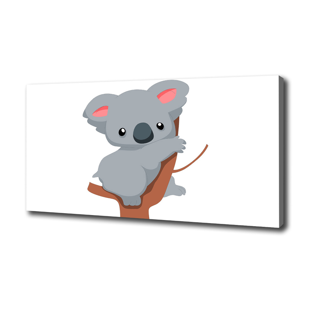 Canvas wall art Koala on a tree