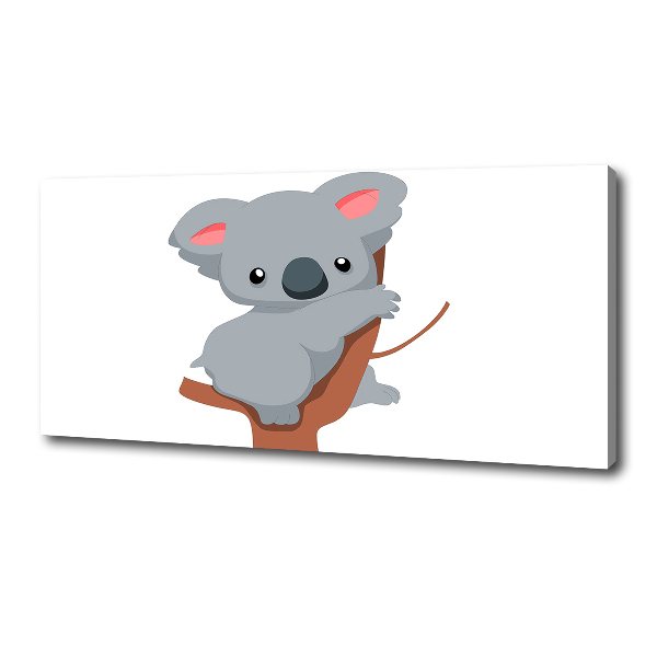 Canvas wall art Koala on a tree