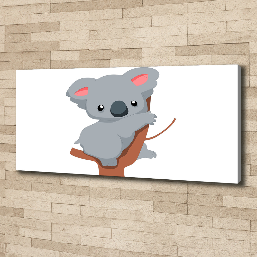 Canvas wall art Koala on a tree