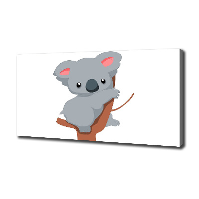 Canvas wall art Koala on a tree