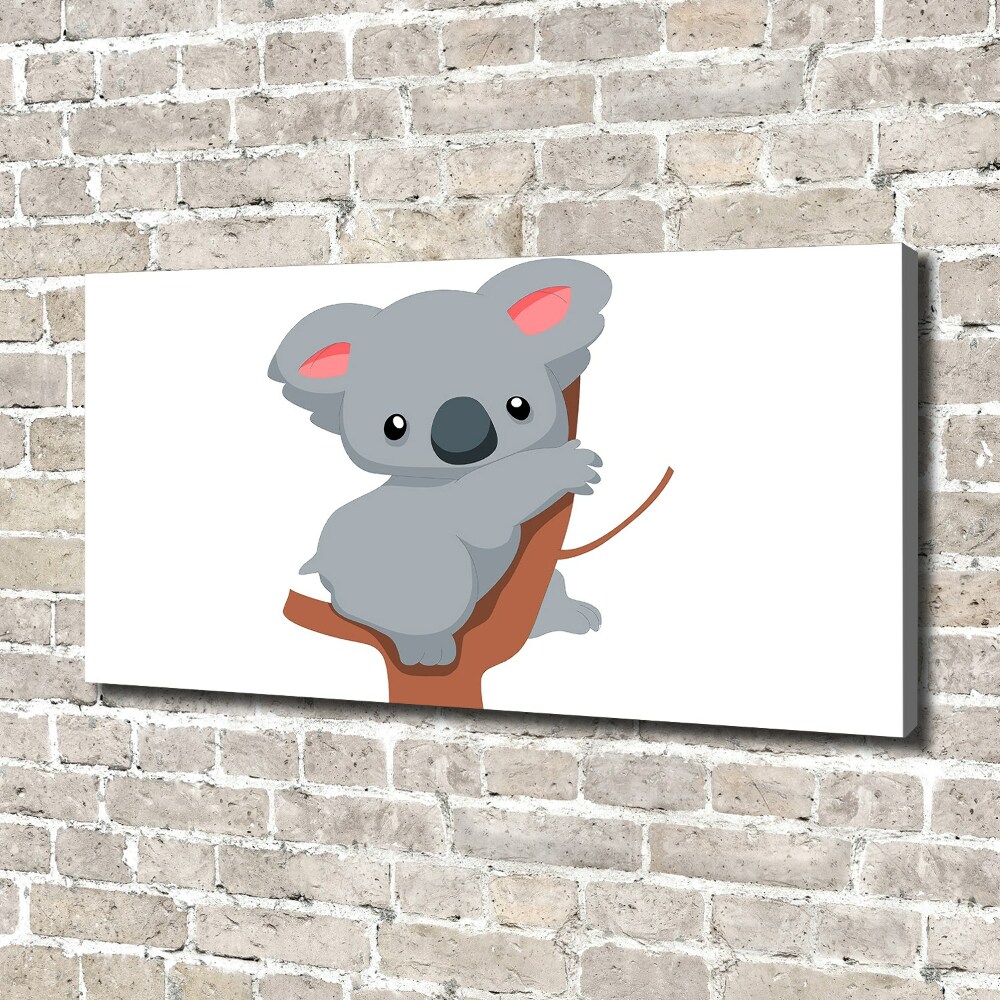 Canvas wall art Koala on a tree