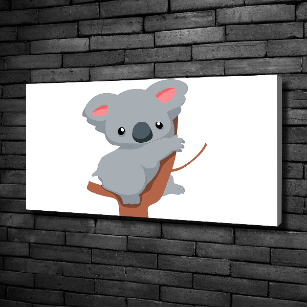 Canvas wall art Koala on a tree