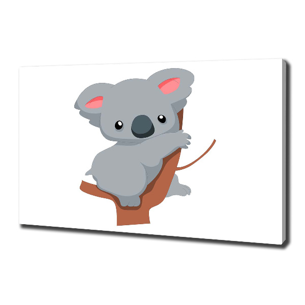 Canvas wall art Koala on a tree