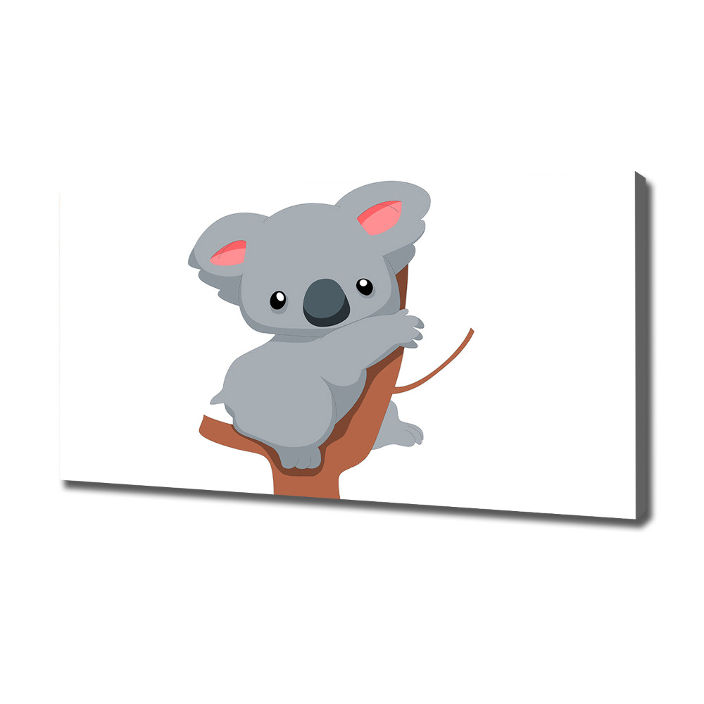 Canvas wall art Koala on a tree