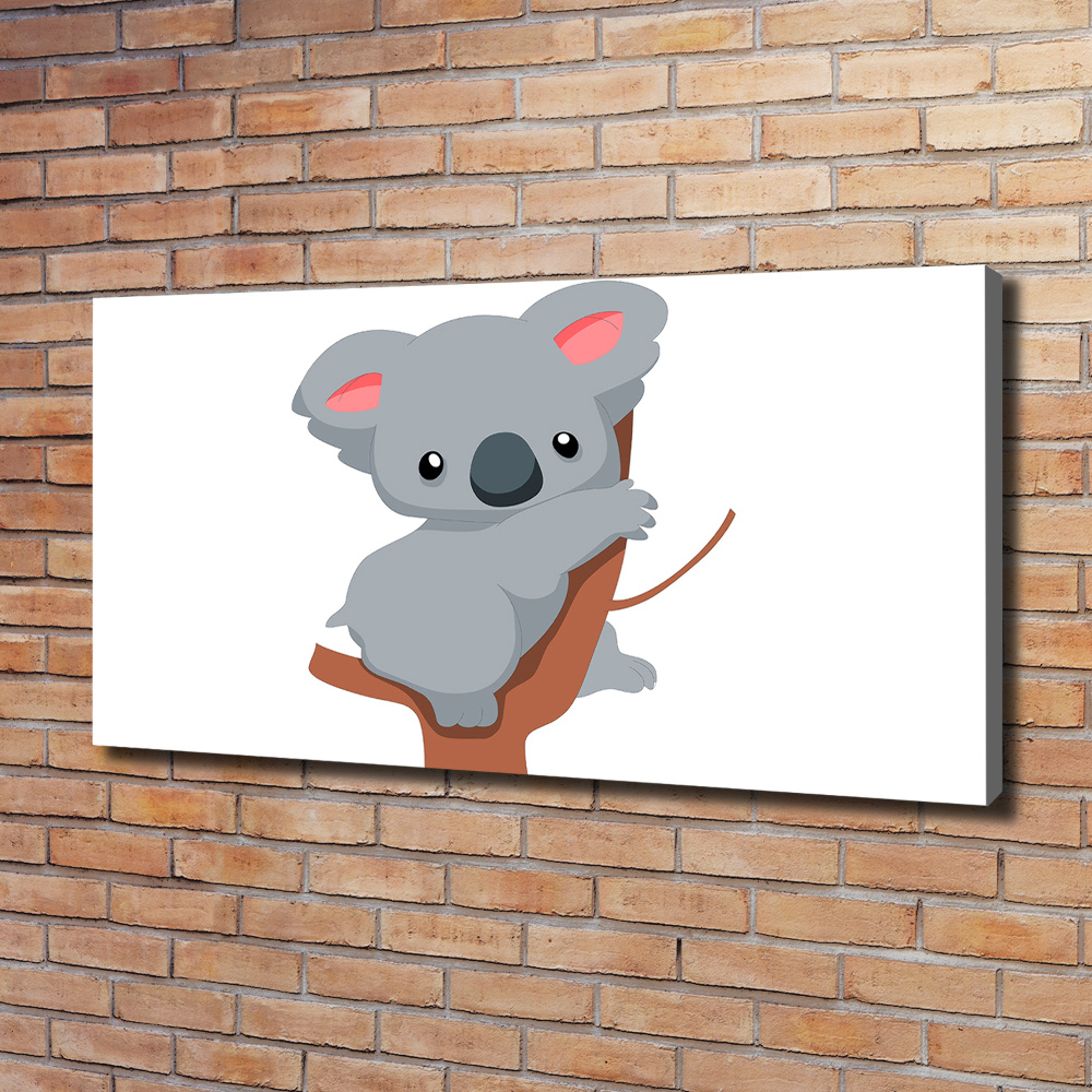 Canvas wall art Koala on a tree