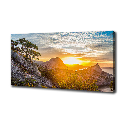 Canvas wall art Sunset