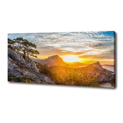 Canvas wall art Sunset