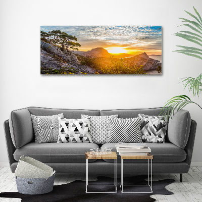 Canvas wall art Sunset