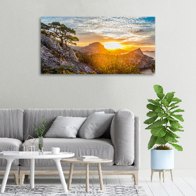 Canvas wall art Sunset