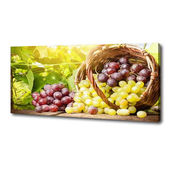 Canvas wall art Grapes in the basket