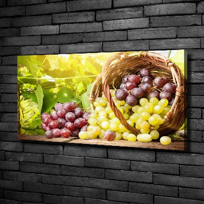 Canvas wall art Grapes in the basket