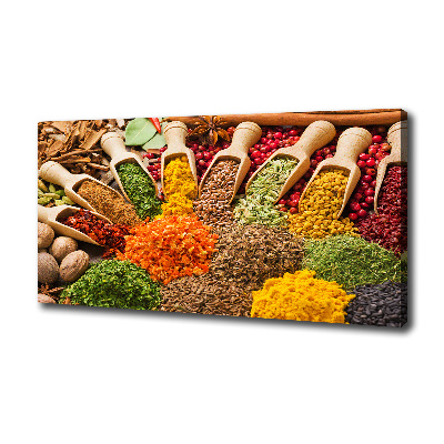 Canvas wall art Colorful spices