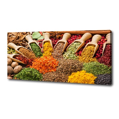 Canvas wall art Colorful spices