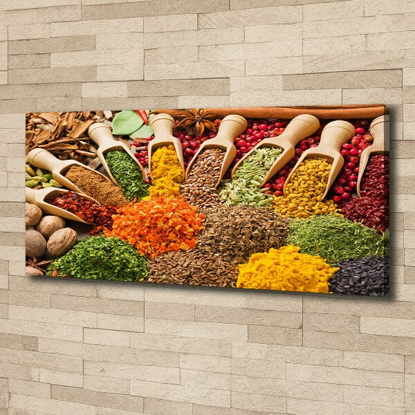 Canvas wall art Colorful spices