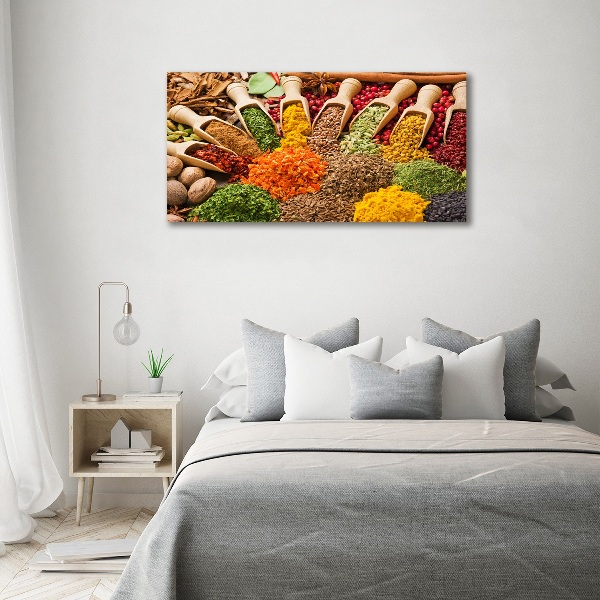 Canvas wall art Colorful spices