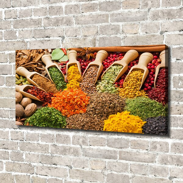 Canvas wall art Colorful spices