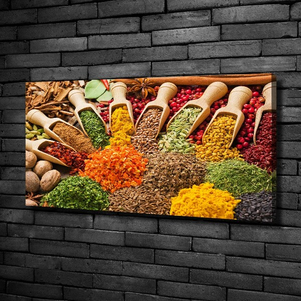 Canvas wall art Colorful spices