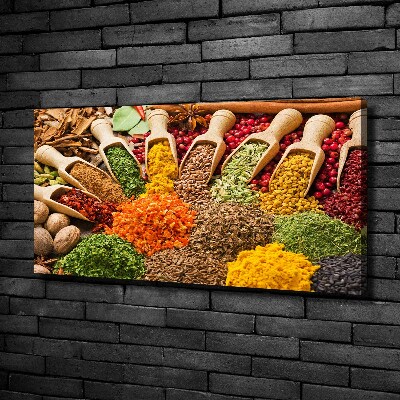 Canvas wall art Colorful spices