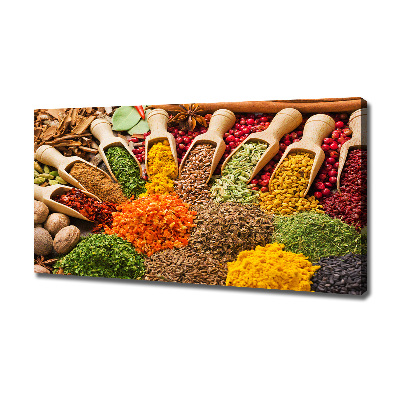 Canvas wall art Colorful spices