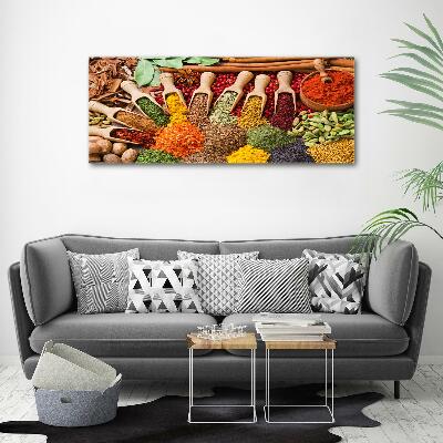 Canvas wall art Colorful spices