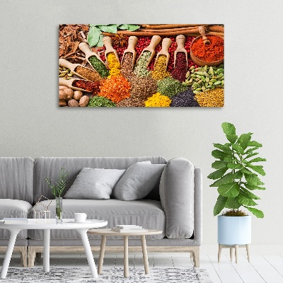 Canvas wall art Colorful spices